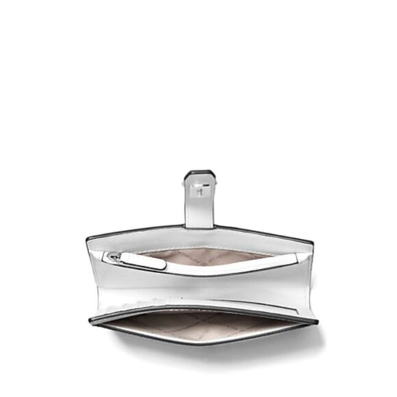 New Michael Kors Greenwich Medium Signature Logo Wallet Black Multi - Picture 3 of 4